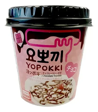 Massa de Arroz com Molho Sabor Chocolate YOPOKKI - (120G)