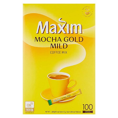 Café Instantâneo Sachê Mocha Gold Dong Suh CAIXA - 100 Unidades