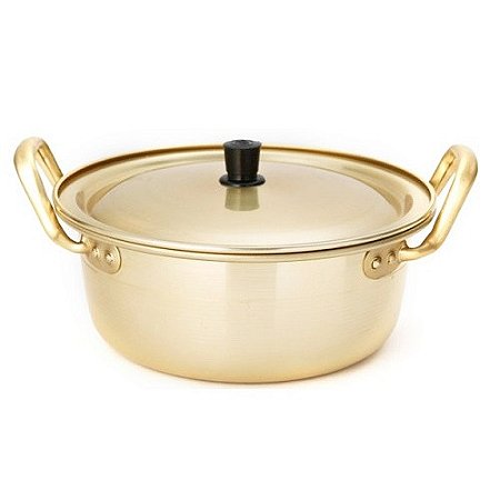 Panela Coreana Dourada para Lamen - (16CM)