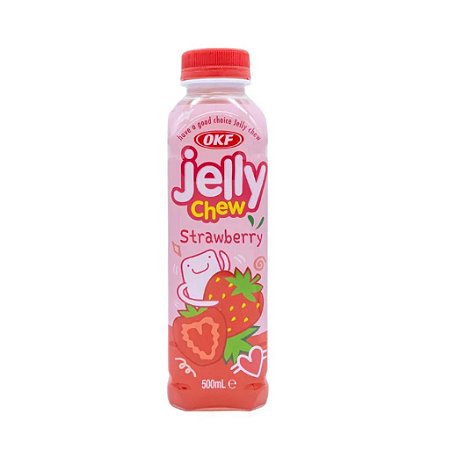 Suco Jelly Chew Sabor Morango