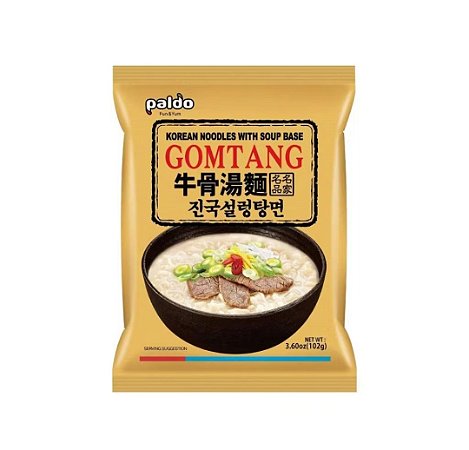 Gomtang macarrão instantâneo Carne