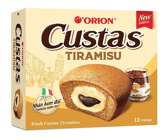 Custard Tiramisu Cake