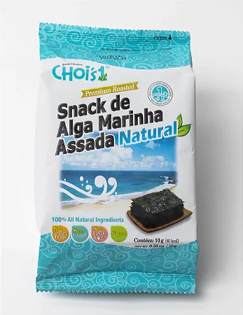 Snack de Alga Marinha Assada Natural