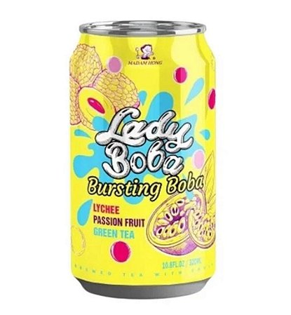 BUBBLE TEA DE MARACUJA E LICHIA