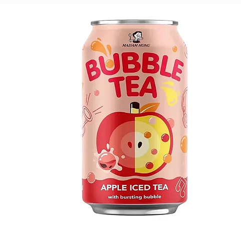 BEBIDA BUBBLE TEA SABOR MACA 320ML