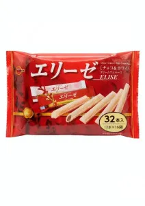 WAFERS BOURBON ELISE CREME BRANCO E CHOCOLATE 115.2G