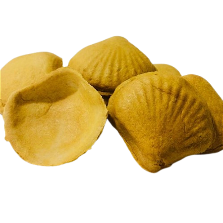 Mini Barquinhas Comestíveis Formato Conchinha 60 Unidades