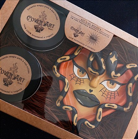 Kit Coven Art Store + Viibes Acessórios (Vibe Mística Laranja)