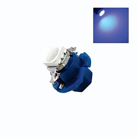 Lâmpada LED T5 1 Led SMD com base B8.4 D 12v Azul