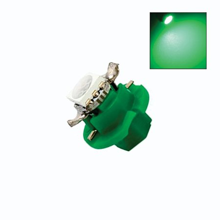 Lâmpada LED T5 1 Led SMD com base B8.4 D 12v Verde