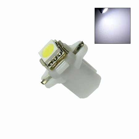 Lâmpada LED T5 1 Led SMD com base B8.3 D 12v Branca