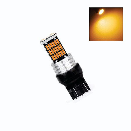 Lâmpada LED T20 2 Polos Canbus 12v - 24v Amarela Blister