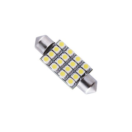 Lâmpada LED Torpedo SMD 12v 41mm 6500k