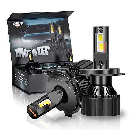 Kit 2 Lâmpada Ultra LED H4 Canbus CSP 120w 120.000lm 12v 8000k