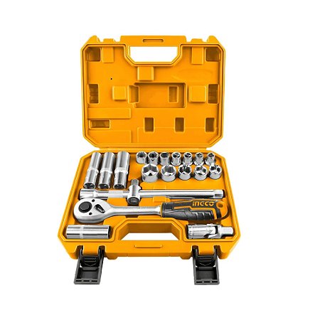 KIT SOQUETES C/ENCAIXE 1/2'' C/20 INGCO INGCO HKTS12201