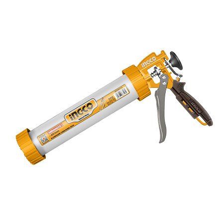 PISTOLA P/SILICONE TUBULAR EM ALUMINIO 12'' HCG0112