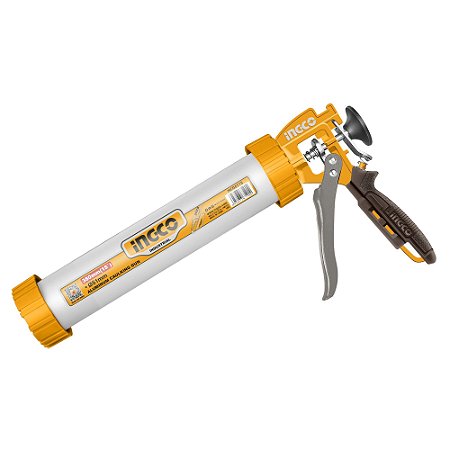 PISTOLA P/SILICONE TUBULAR ALUMINIO 15'' INGCO HCG0115