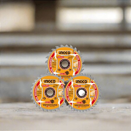 DISCO SERRA CIRCULAR 140MMX24D C/3PC INGCO TSB4003