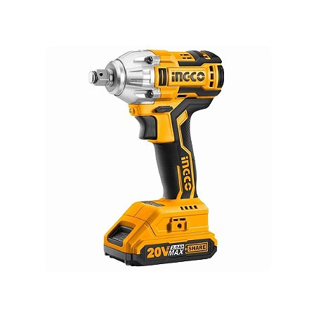 Chave Impacto 20v 1/2 Bateria Encaixe Quadrado Ingco