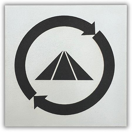 Gráfico Radiestesia MDF 3mm 20x20cm - 046 - Prosperador - BRANCO