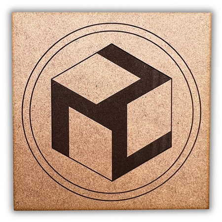 Gráfico Radiestesia MDF 3mm 20x20cm - 077 - Antahkarana - CRU