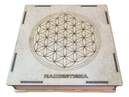 Caixa MDF CRU 20x20cm Radiestesia