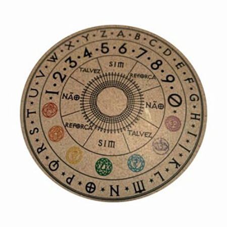 Tabuleiro Da Radiestesia 30cm Em MDF CRU 6mm