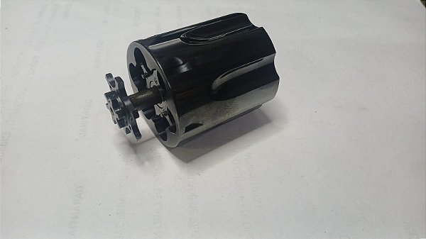 Conjunto Tambor e extrator revolver Taurus cal. 38 6T oxidado