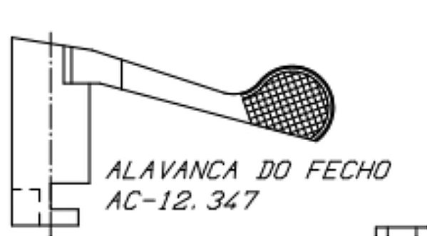 Alavanca do Fecho  acionador liberador do cano Para Boito A680 e A681 cal.28 a 36
