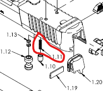 MOLA DO EIXO EXTRATOR G2C / G3C / G3