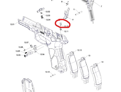 Mergulhador do Tirante PT série 800 TH PT 838 / 809 / 840 /845