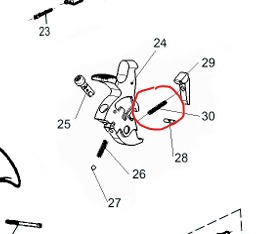 Mola da alavanca de armar Cão RT Todos