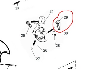 Alavanca de armar Cão RT 6T