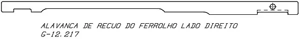 Alavanca de Recuo do Ferrolho Lado Direito Boito Pump