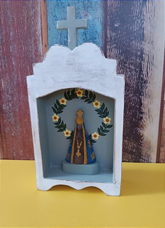 Oratório com Nossa Senhora Aparecida