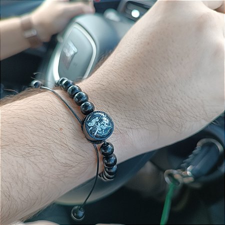 Pulseira de São Miguel com Cruz