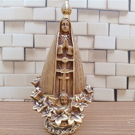 Nossa Senhora Aparecida Rosas - Coleção Terracota