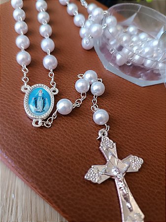 Terço em Pérolas de Nossa Senhora da Graças