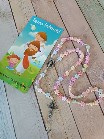 Terço Estrelinha Infantil