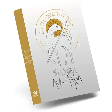 Bíblia Sagrada Ave-Maria – Eis o Cordeiro de Deus (Capa Branca)
