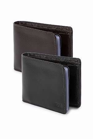 Carteira Masculina Yeshua Em Couro Grande Cheque Rg Moedas