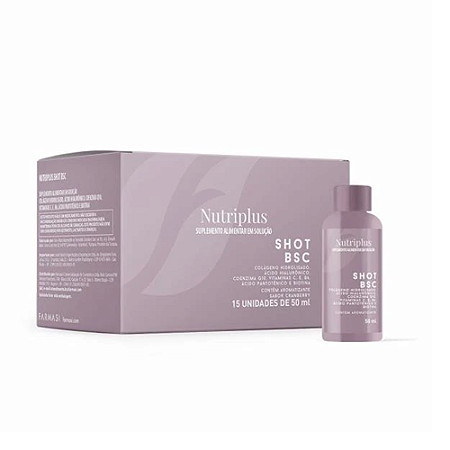 Nutriplus Shot BSC Colágeno Líquido Cranberry
