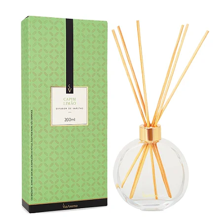 Difusor de Varetas Capim Limão Via Aroma - 200ml