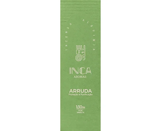 Incenso Arruda com 4 Varetas Inca Aromas