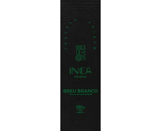 Incenso Breu Branco com 4 Varetas Inca Aromas
