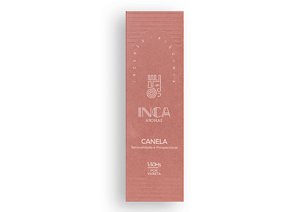 Incenso Canela com 4 Varetas Inca Aromas