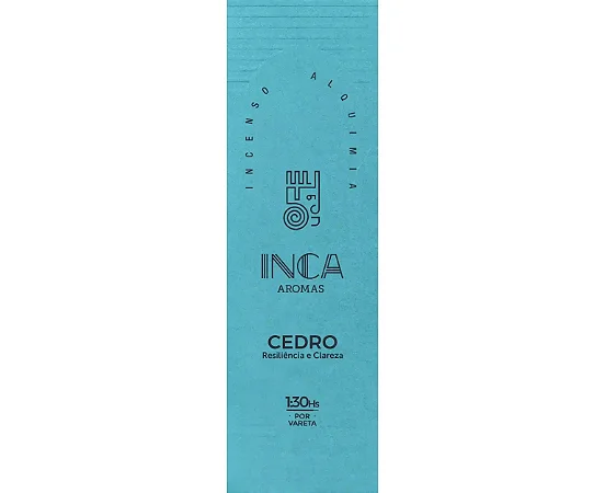 Incenso Cedro com 4 Varetas Inca Aromas