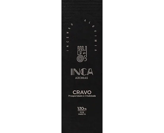 Incenso Cravo com 4 Varetas Inca Aromas