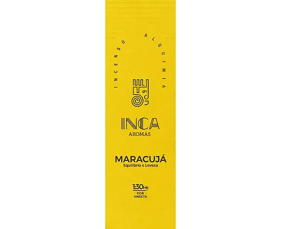 Incenso Maracujá com 4 Varetas Inca Aromas