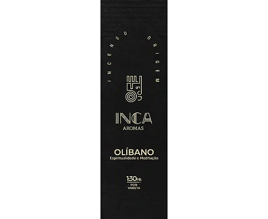 Incenso Olíbano com 4 Varetas Inca Aromas
